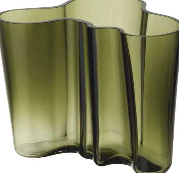 Aalto vase 16 cm - mosgrøn