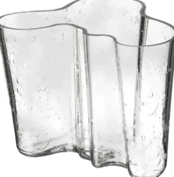 Aalto vase 160mm bobleglas klar