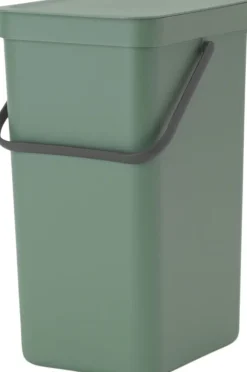 Affaldsspand m/låg sort. kon. 16 lt