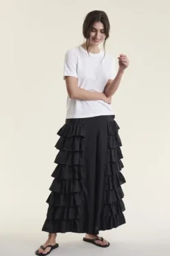 Airy linen flæsebukser