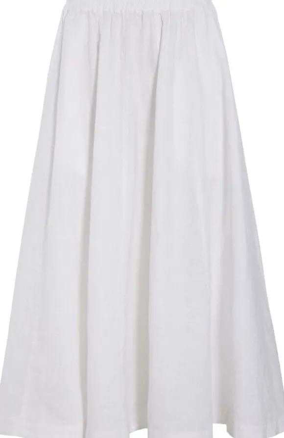 Airy linen nederdel