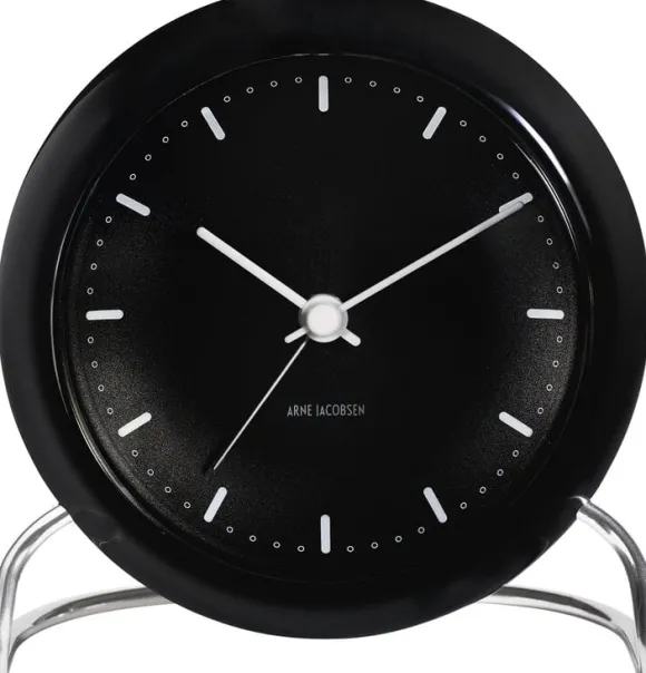 AJ City Hall bordur sort/sort, Ø 11 cm, alarm