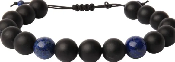 Arthur Bracelet Onyx/Lapis Lazuli - Men edition