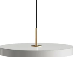 Asteria nuance mist Ø 43 x 14 cm, 2. 7m cordset
