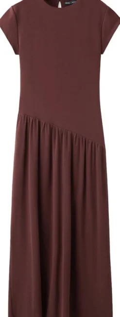 Asymmetrical midi-dress
