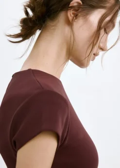 Asymmetrical midi-dress