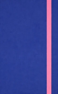 BEA, Notebook with elastic band - Small, Bright Blue
