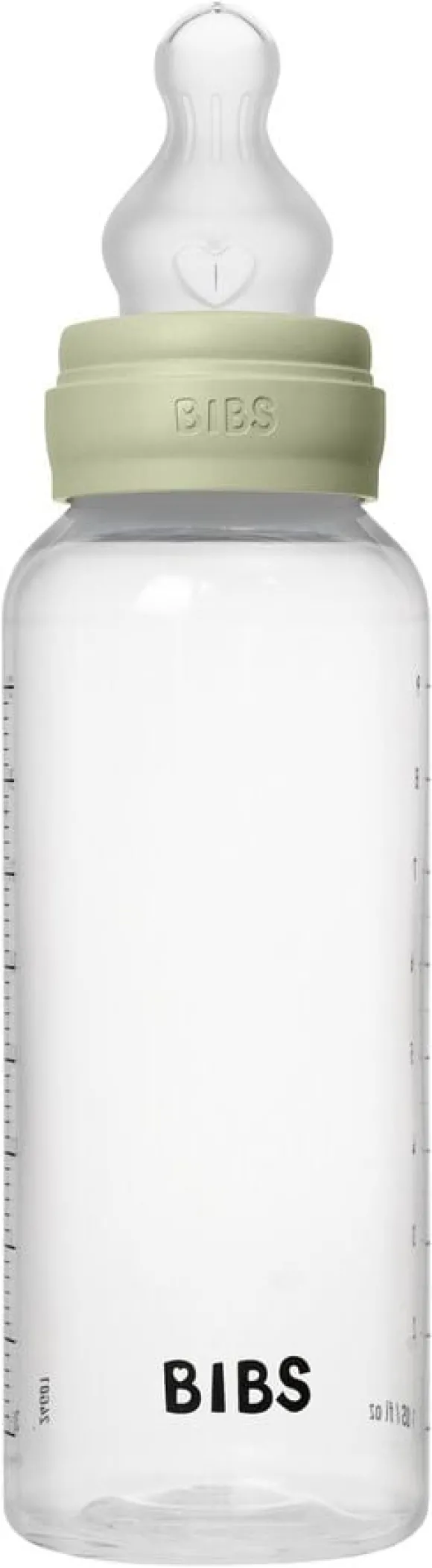 BIBS Baby Bottle Round Silicone 1 pack 270 ml Medium Flow Sa