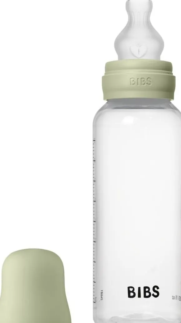BIBS Baby Bottle Round Silicone 1 pack 270 ml Medium Flow Sa
