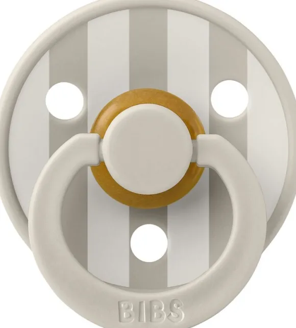 BIBS Pacifier Studio Colour Block Latex Size 1 Sand/Ivory