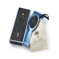 Boar- & Nylon Brush blue 