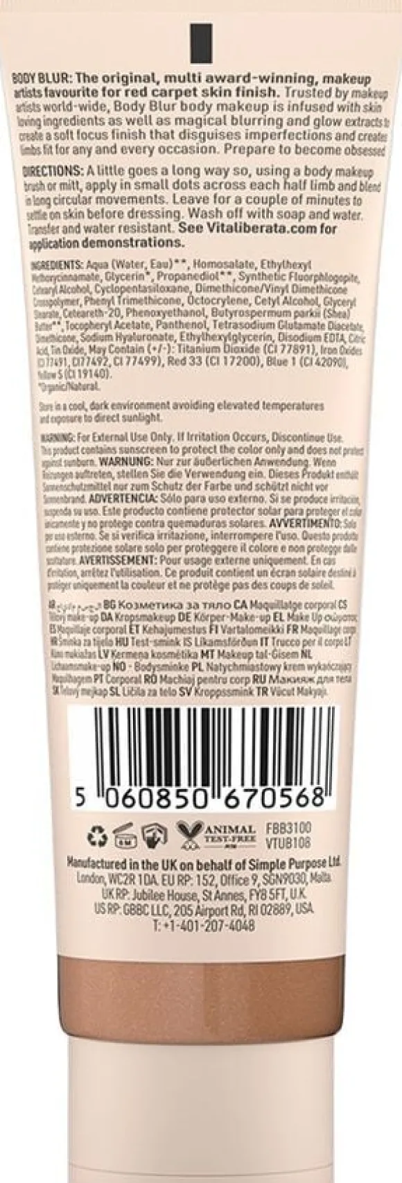 Body Blur Medium 100 ml.