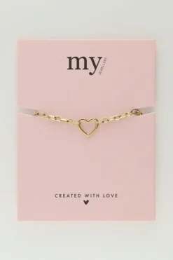 Bracelet heart chain