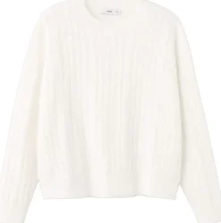 Braided knitted sweater