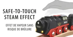 Brio batteridrevet damptog