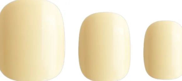 Butter Yellow, Short Squoval