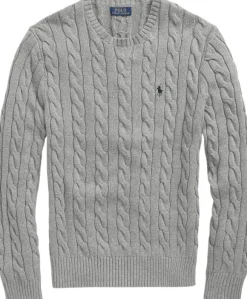 Cable-Knit Cotton Sweater