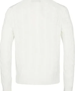 Cable-Knit Cotton Sweater