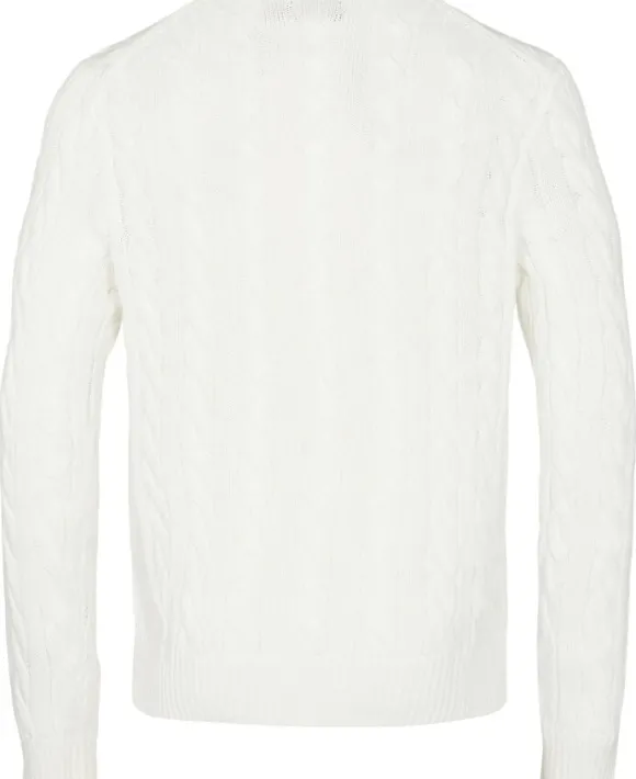 Cable-Knit Cotton Sweater