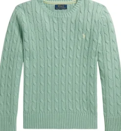 Cable-Knit Cotton Sweater Teens