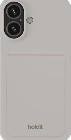 Card Holder Silicone, Magsafe Compatible Wool Gray