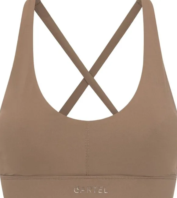 Cartel x Align by Blume cross-over sports top - Hazel