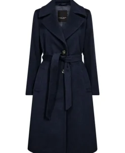 Cashmere Coat W - Clareta Belt Midi