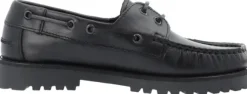 CASLENA Boat Shoe Pull Up Leather