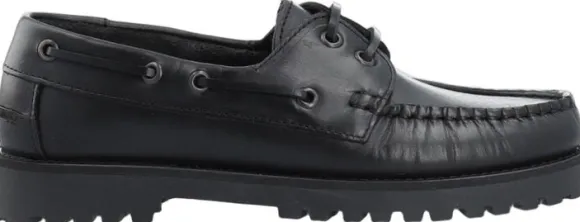 CASLENA Boat Shoe Pull Up Leather