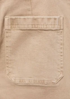 Catherin culotte high-rise cotton jeans