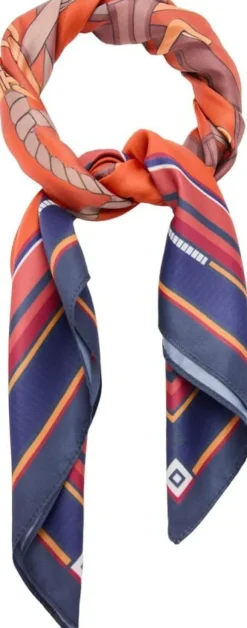Chain-print scarf