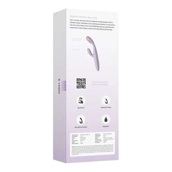Cici+ 2 Flexible Rabbit G-Spot Vibrator