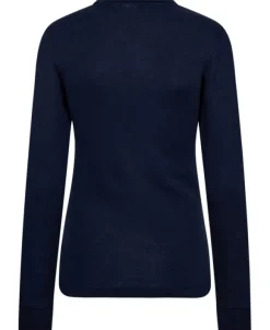 Cilla 12 Langærmede polo strik - 100% Merino uld RWS