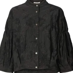 Clipped jacquard shirt jacket - Can