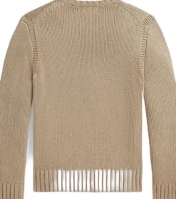 Contrast-Trim Iconic Flag Sweater