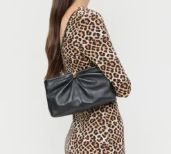 CORRINE GATHERED MULTI RING CLUTCH