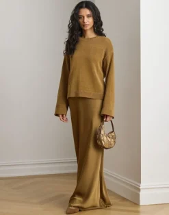 Cotton-Blend Crewneck Sweater