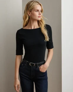 Cotton Boatneck Top