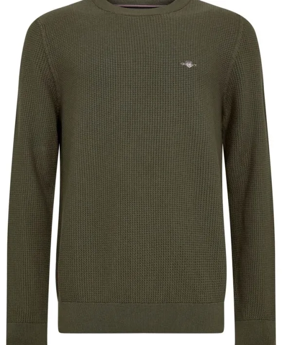 COTTON TEXTURE CREW