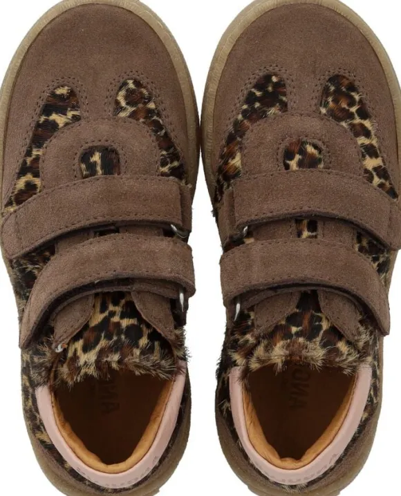 Court style sneaker med pony