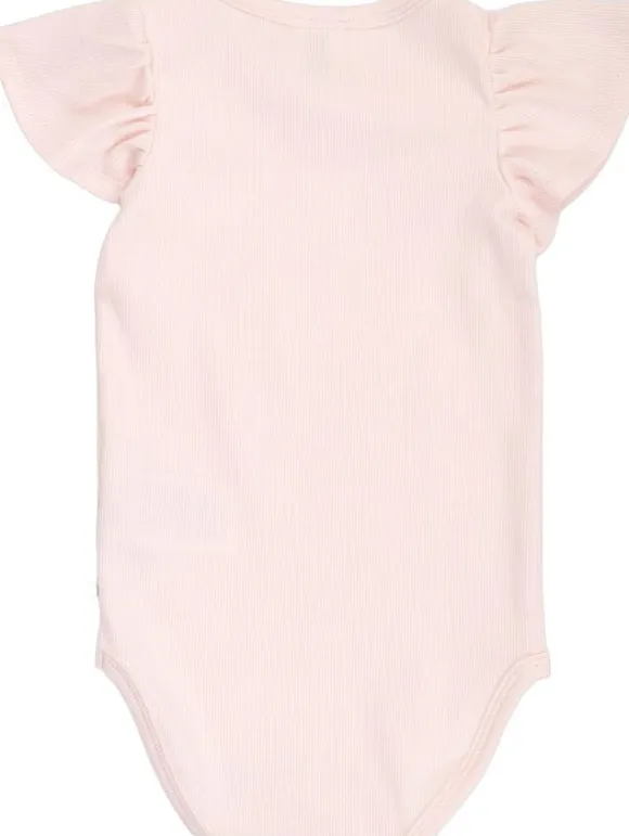 Cozy me rib frill s/s body