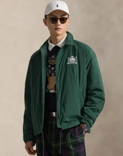 Crest-Print Coach’s Jacket