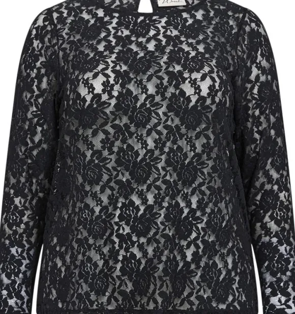 Curvy WA-GRAZIA 2 T-shirt Sort