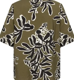 Curvy WA-LINNEA 1 Bluse Oliven