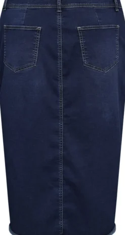 Curvy WA-SUMMER 6 Nederdel Mørk denim