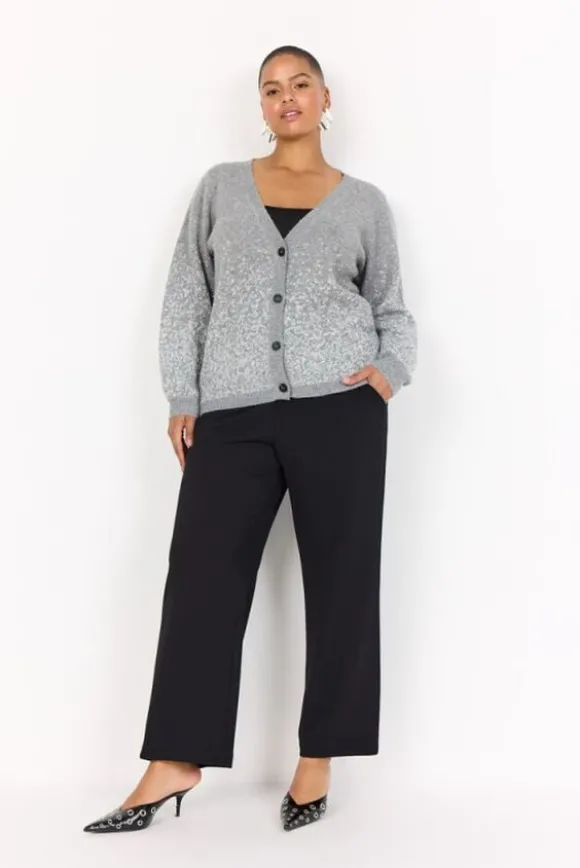 Curvy WA-SYLVA 2 Cardigan Lys grå