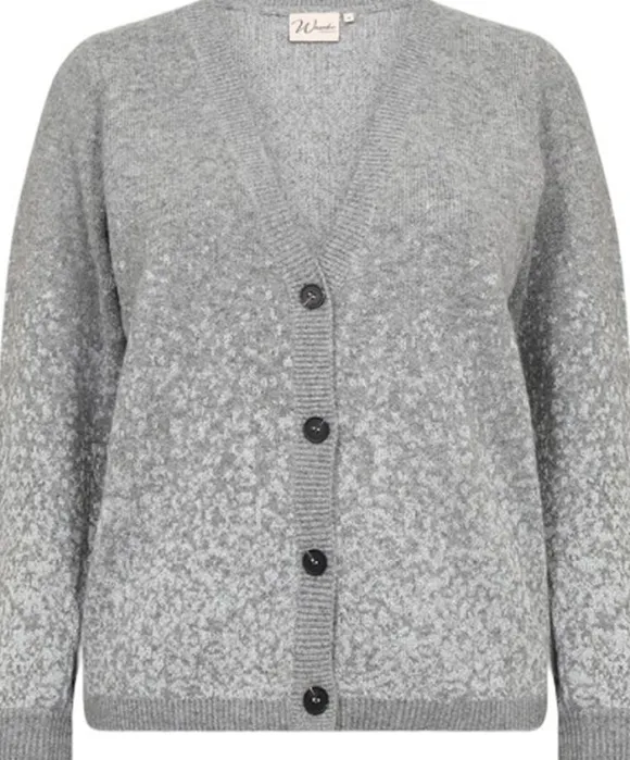 Curvy WA-SYLVA 2 Cardigan Lys grå