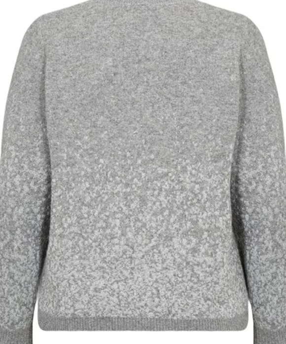 Curvy WA-SYLVA 2 Cardigan Lys grå
