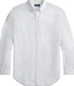 Custom Fit Striped Linen Shirt