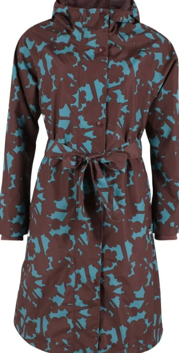 Danelisabeth Raincoat Blue Grey BRAMBLE